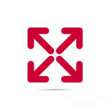 Kare simgesi dört ok