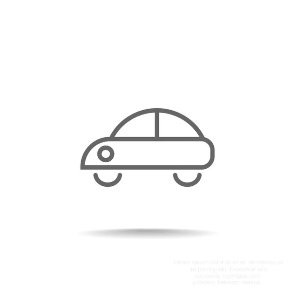 Simple car web icon — Stock Vector