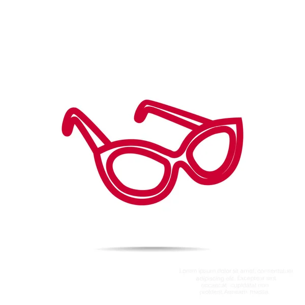 Gafas icono simple — Vector de stock