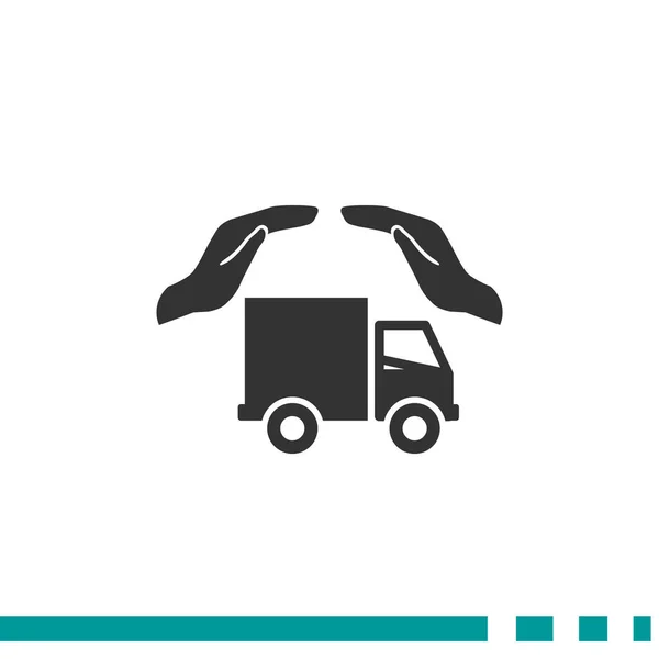Cargo vervoer verzekering — Stockvector