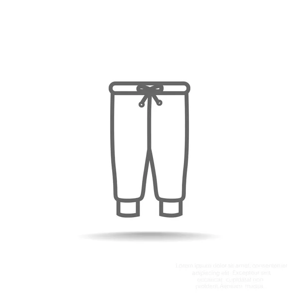 Εικονίδιο web παντελόνι — Διανυσματικό Αρχείο
