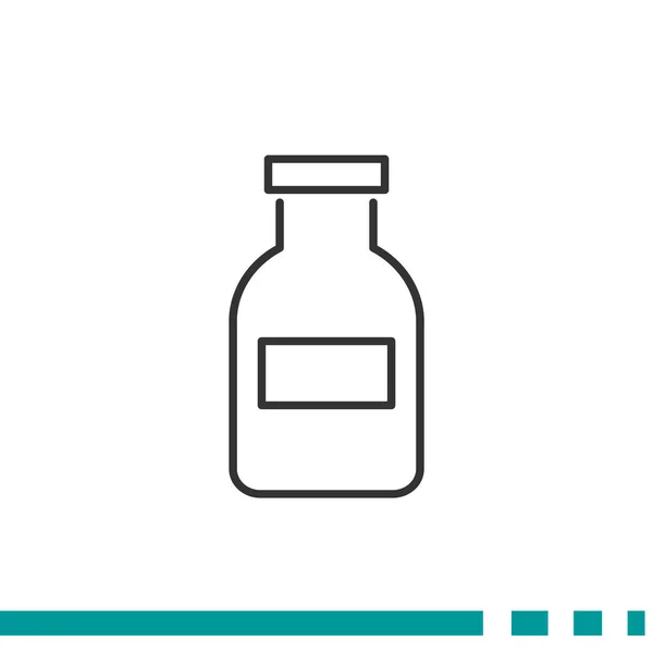 Medicine bottle web icon — Stock Vector