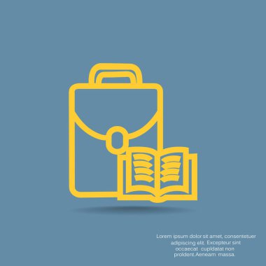 Çantanı açık kitap ile