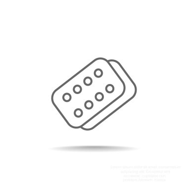 Bandaj sıva basit web simgesi