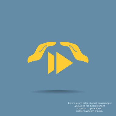 Oyun ve el web simgesi