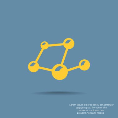 Moleküler bileşik web simgesi