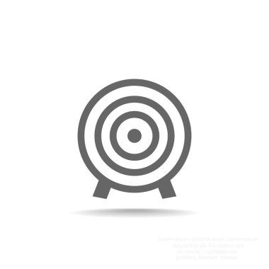 Yuvarlak hedef web simgesi