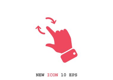 Dokunmatik ekran web simgesi