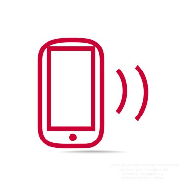 Boş ekranlı basit akıllı telefon