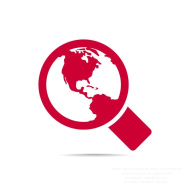 Basit büyüteç simgesini