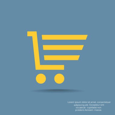 alışveriş sepeti web simgesi