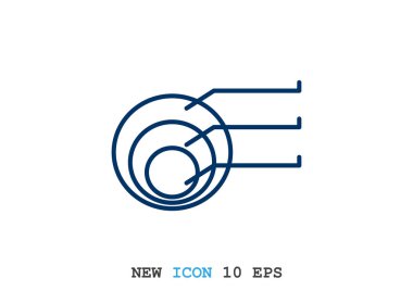 Yuvarlak Infographic web simgesi