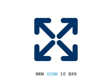 Kare simgesi dört ok