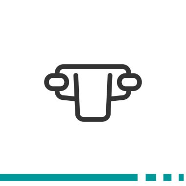 Basit bebek bezi web simgesi