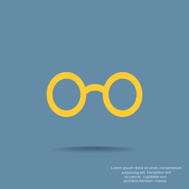 gözlük basit simgesi