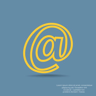 E-posta işareti web simgesi