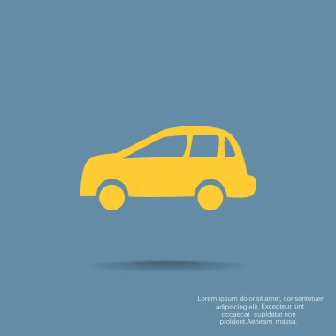 Basit araba web simgesi