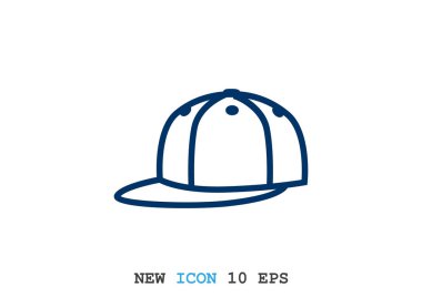 snapback kapağı basit simgesi