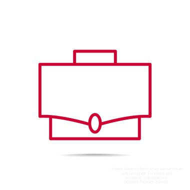 Evrak Çantası'nı basit simgesi