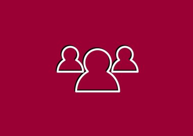 Grup insanların web simgesi