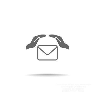 Zarf el web simgesi ile