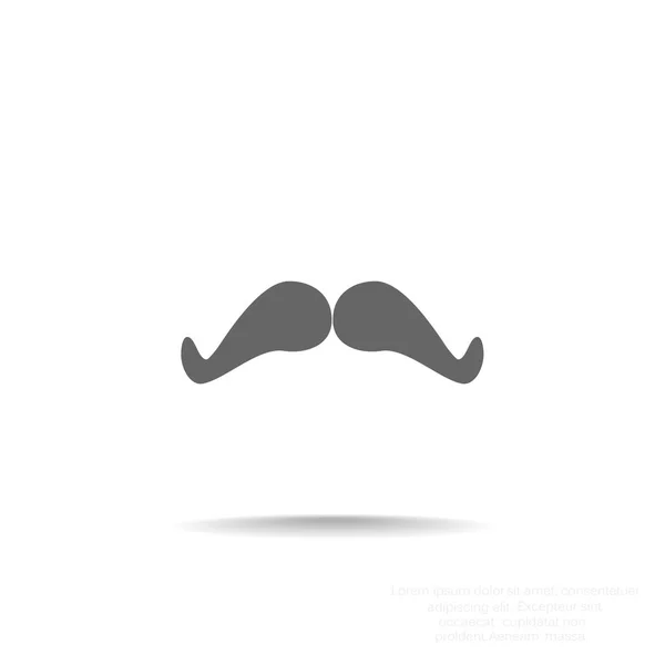 Mustache web icon — Stock Vector