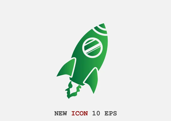 Rocket web icon — Stock Vector
