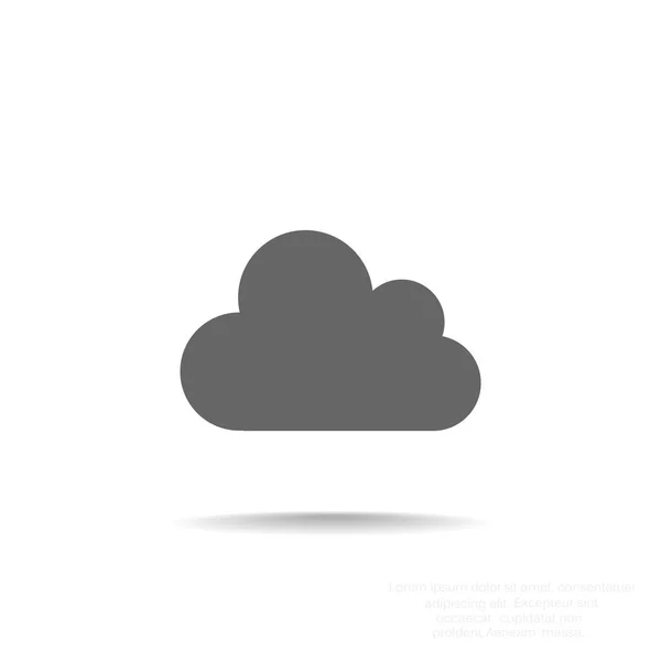 Cloudopslagpictogram — Stockvector