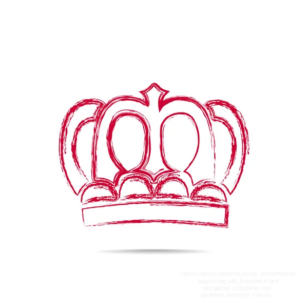 Icône Web Couronne — Image vectorielle