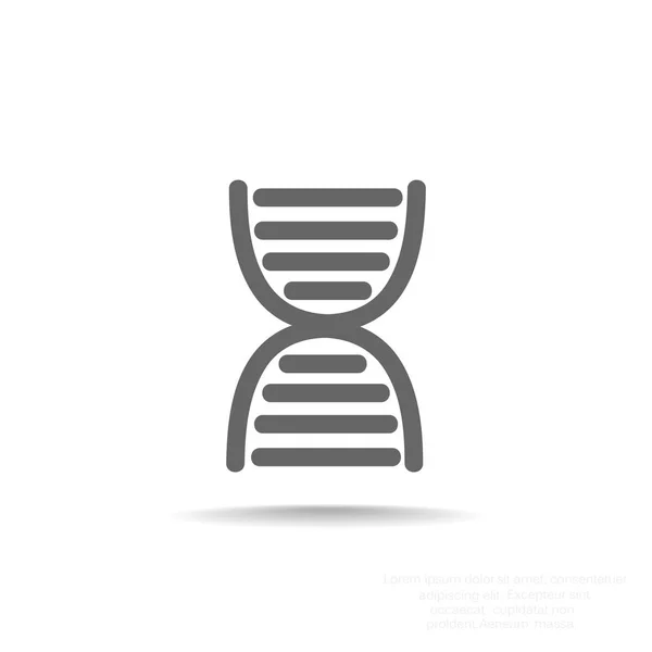 DNA web icon — Stock Vector
