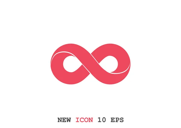 Infinity symbol web icon — Stock Vector