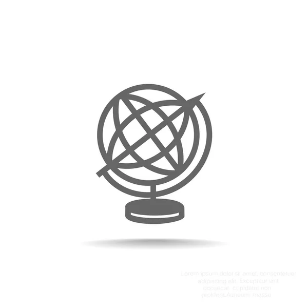 Globe avec réseau social — Image vectorielle
