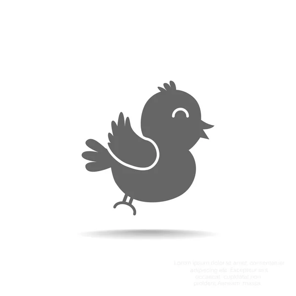 Web που εικονίδιο πτηνών — Διανυσματικό Αρχείο