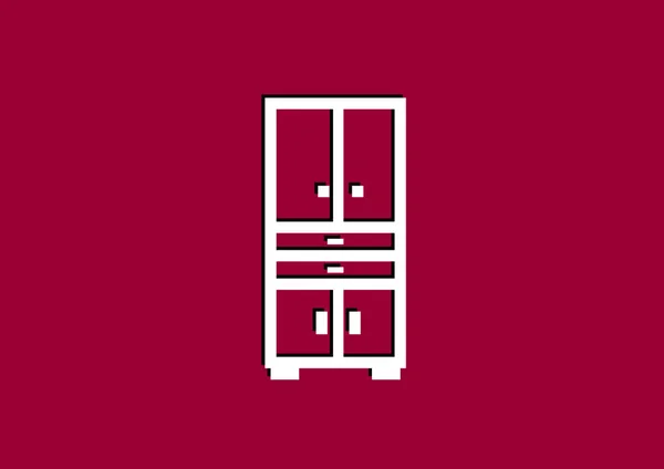 Символ платяного шкафа — стоковый вектор