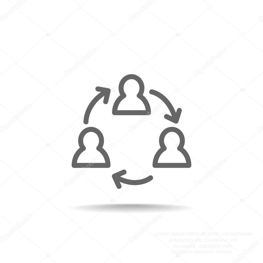 Set of business simple web icon