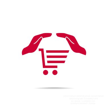 alışveriş sepeti web simgesi