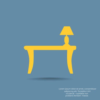 lambalı Vintage tablo