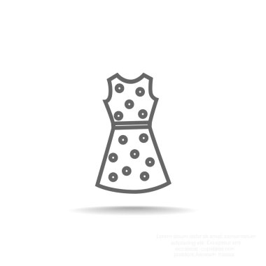 elbise basit simgesi