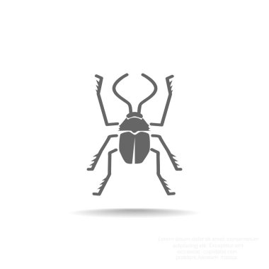 Anahat böceği böcek simgesiyle