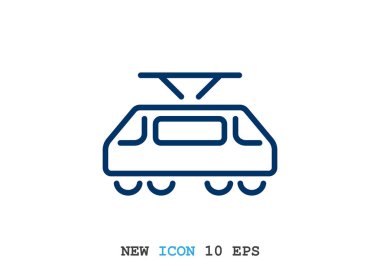 Basit tramvay simgesi