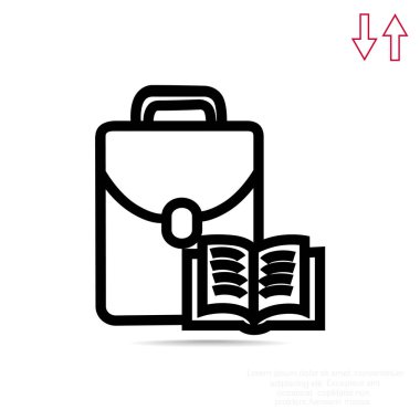 Çantanı açık kitap ile