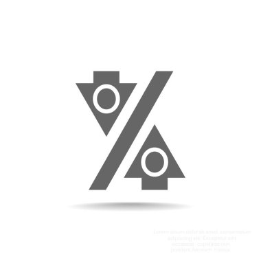 Satılık basit simgesi