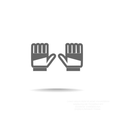 kaleci eldiven simgesi