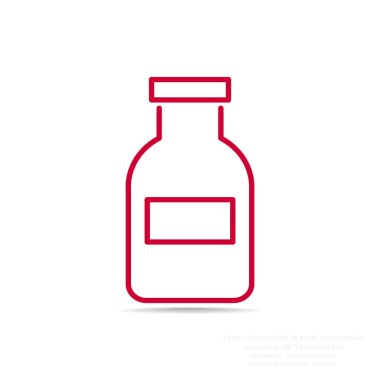 Tıp şişe web simgesi