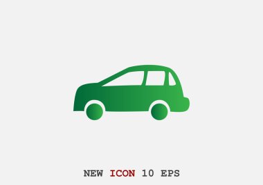 Basit araba web simgesi