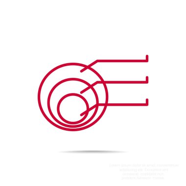 Yuvarlak Infographic web simgesi