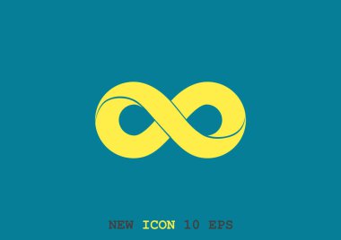 Sonsuzluk sembolü web simgesi 
