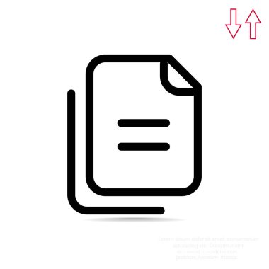 Dosyaları veya belgeleri web simgesi