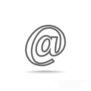 E-posta işareti web simgesi