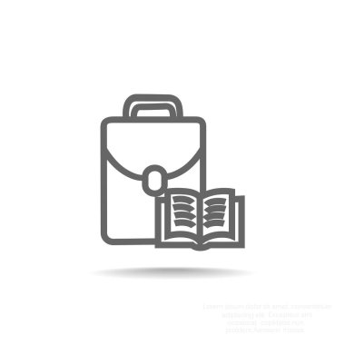 Çantanı açık kitap ile